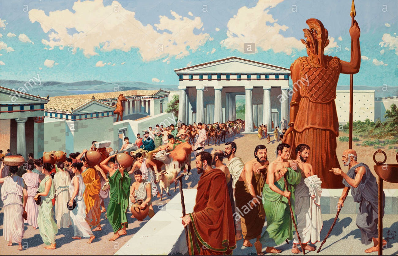 Великие Панафинеи в древней Греции